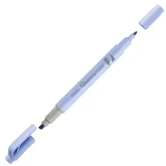 Μαρκαδόρος υπογράμμισης pentel illumina flex 2πλης οψεως pastel blue - Pentel