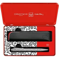 στυλό caran d'ache 849 keith haring special edition με δώρο δερμάτινη θήκη - Caran d'ache