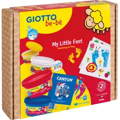 Δακτυλομπογιές giotto my little feet 4x100ml - Giotto