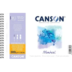Μπλοκ canson montval 13,5x21cm 300gr. cold pressed 12 φύλλα - Canson