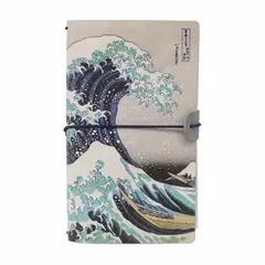 ταξιδιωτικό σημειωματάριο hokusai δερματίνη 12x20cm - Erik