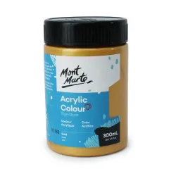 Ακρυλικό χρώμα mont marte studio acrylic gold 300ml - Mont marte