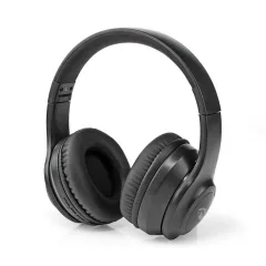 Ακουστικά nedis over-ear ασύρματα/ενσύρματα 16 ωρες λειτουργίας μαύρα - Nedis