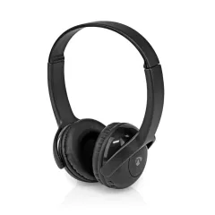 Ακουστικά nedis on-ear ασύρματα/ενσύρματα 8 ωρες λειτουργίας μαύρα - Nedis