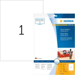 Ετικέτες α4 herma inkjet glossy a4 8895 πακέτο 10 φύλλα - Herma