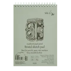 Μπλοκ σχεδίου bristol smlt art α4 50 φύλλα 185gr - Smlart