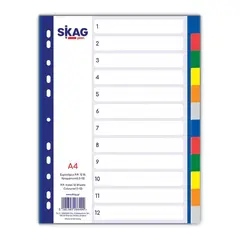 Διαχωριστικά skag 12 θεμάτων πλαστικά χρωματιστά - Skag