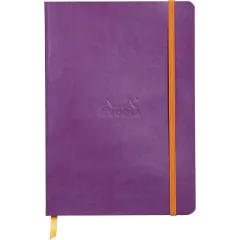 σημειωματάριο rhodia dotted α5 με λάστιχο purple - Rhodia