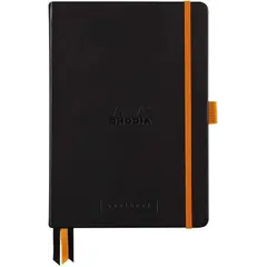 σημειωματάριο rhodia a5 goalbook black dotted - Rhodia