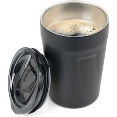 ποτήρι θερμός troika cup-uccino μαύρο 300ml - Troika