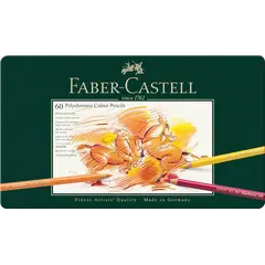 Ξυλομπογιές faber-castell polychromos 9210 60 τεμάχια - Faber castell