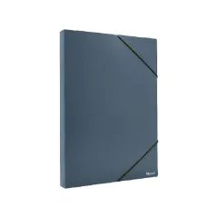 Κουτί με λάστιχο metron 25x35x3cm γκρί - Metron
