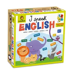Επιτραπέζιο παιχνίδι ludattica i speak english - animals - montessori method games 4+ - Ludaticca
