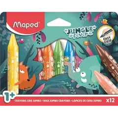 Κηρομπογιές maped jungle fever wax 12 χρώματα - Maped