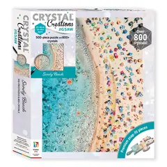 παζλ crystal creation 500 piece jigsaw: sandy beach - Hinkler