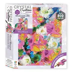 παζλ crystal creation 500 piece jigsaw: floral bouquet - Hinkler