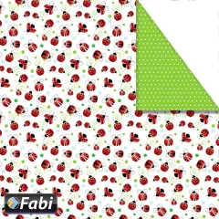 χαρτόνι διπλής οψης 50x70cm 220 gr. πασχαλίτσες - Fabi