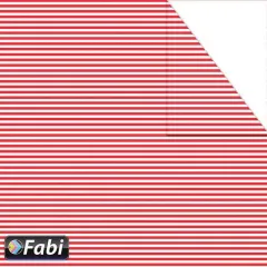 χαρτόνι διπλής οψης fabi 50x70cm 220 gr. ριγέ κόκκινο - Fabi