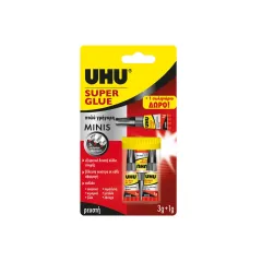 Κόλλα uhu super minnies 3x1gr +1 δώρο - Uhu