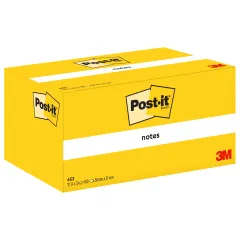 Αυτοκόλλητα χαρτάκια post-it 3μ 38x51mm 100 φύλλα 12 τεμάχια - 3m