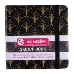 Μπλοκ σχεδίου sketch book talens art deco 12x12cm 140gr 80 φύλλα - Talens