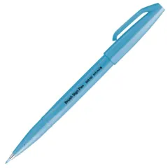 Μαρκαδόρος pentel brush sign pen fluo blue - Pentel