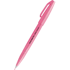 Μαρκαδόρος pentel brush sign pen fluo pink - Pentel