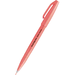 Μαρκαδόρος pentel brush sign pen fluo red - Pentel