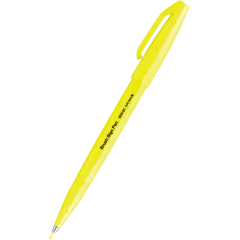 Μαρκαδόρος pentel brush sign pen fluo yellow - Pentel