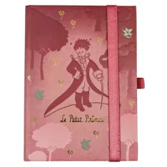 σημειωματάριο premium paper le petit prince pink 10.5x14.5cm με λάστιχο - Premium paper