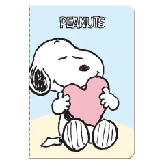 σημειωματάριο premium paper snoopy pastel heart 8.5x12.5cm - Premium paper