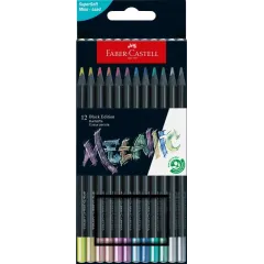 Ξυλομπογιές faber castell black edition metallics - Faber castell