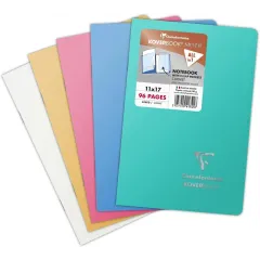 σημειωματάριο clarefontaine koverbook silver 11x17cm - Clairefontaine