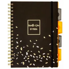 τετράδιο pukka pad β5 σπιράλ 4 θέματα rochelle & jess black - Pukka pad