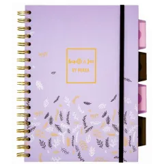 τετράδιο pukka pad β5 σπιράλ 4 θέματα rochelle & jess lilac - Pukka pad