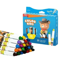 Κραγιόν deli color kids 24 τεμάχια - Deli