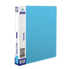 Ντοσιέ με ζελατίνες metron 60 φύλλα γαλάζιο - Metron