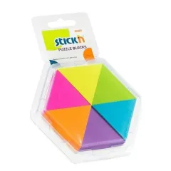 Αυτοκόλλητα χαρτάκια stick'n puzzle blocks 42x50mm 6 τεμάχια x 150 φύλλα - Stickn