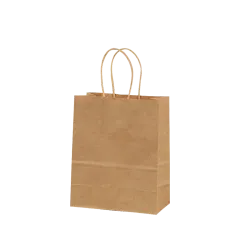 τσάντα χάρτινη καφέ 30x40x11cm συσκευασία 25 τεμαχίων - A&g