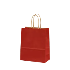 τσάντα χάρτινη κόκκινη 30x40x11cm συσκευασία 25 τεμαχίων - A&g
