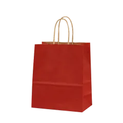 τσάντα χάρτινη κόκκινη 36x46x12cm συσκευασία 25 τεμαχίων - A&g