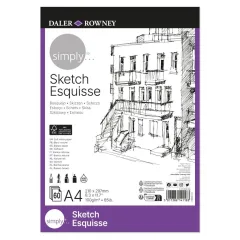 Μπλοκ daler rowney sketch pad a4 100gr. 60 φύλλα - Daler rowney