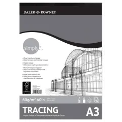 Μπλοκ daler rowney simply α3 tracing pad 40 φύλλα 60gr - Daler rowney