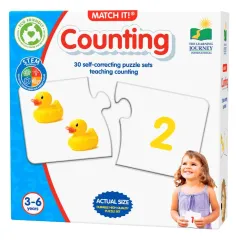 Puzzle the learning journey ταίριαξε το με αρίθμηση 3+ - The learning journeny