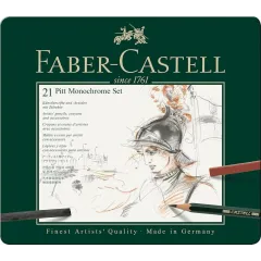 σετ faber castell pitt monochrome 21 τεμ - Faber castell