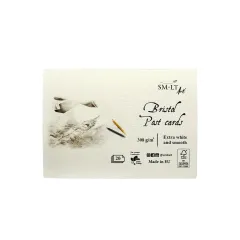 Μπλοκ ακουαρέλλας smlt art bristol post cards 10.5x15cm 308gr. 20 φύλλα bristol - Smlart