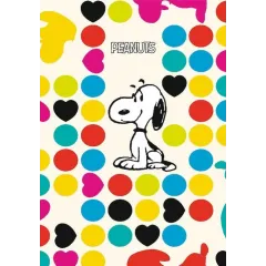 σημειωματάριο premium paper snoopy 18x26cm dots - Premium paper