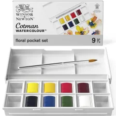 Ακουαρέλες winsor & newton cotman watercolour floral pocket set - Winsor & newton