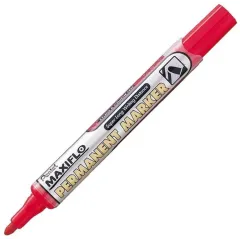 Μαρκαδόρος pentel permanent maxiflo nlf50 κόκκινο - Pentel