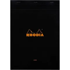 Μπλοκ rhodia α4 ριγέ 80 φύλλα black - Rhodia